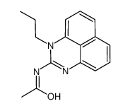 N-(1-propylperimidin-2-yl)acetamide结构式