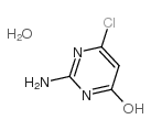 2-amino-6-chloro-4-pyrimidinol hydrate, 95 Structure