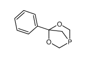 4-phenyl-3,5-dioxa-1-phosphabicyclo[2.2.1]heptane结构式