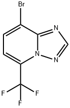 [1,2,4]Triazolo[1,5-a]pyridine, 8-bromo-5-(trifluoromethyl)- Structure