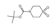 tert-Butyl thiomorpholine-4-carboxylate structure