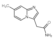 Imidazo(1,2-a)pyridine-3-acetamide,7-methyl- structure