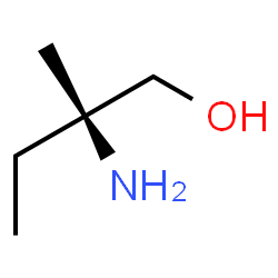 (2R)-2-Amino-2-methyl-1-butanol Structure