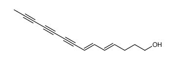 tetradeca-4,6-diene-8,10,12-triyn-1-ol结构式