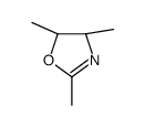 trans-4,5-dihydro-2,4,5-trimethyloxazole结构式