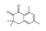 3,3,6,8-四甲基-1,2,3,4-四氢萘-1,2-二酮结构式