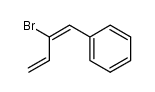 (E)-2-Bromo-1-phenyl-1,3-butadiene结构式