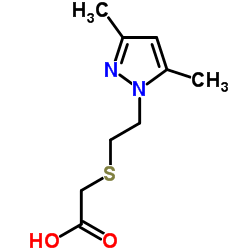 (2-(3,5-DIMETHYL-1-PYRAZOLYL)ETHYLTHIO)ACETIC ACID picture