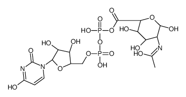 uridine diphosphate N-acetyl-D-mannosaminuronic acid结构式