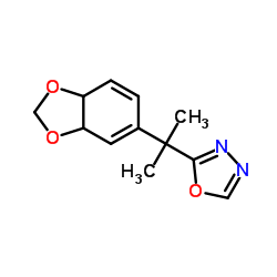 2-(2-(benzo[d][1,3]dioxol-5-yl)propan-2-yl)-1,3,4-oxadiazole picture