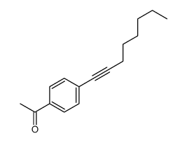 1-(4-oct-1-ynylphenyl)ethanone Structure