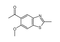 Ketone, 6-methoxy-2-methyl-5-benzothiazolyl methyl (8CI) picture