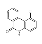 6(5H)-Phenanthridinone,1-chloro- Structure