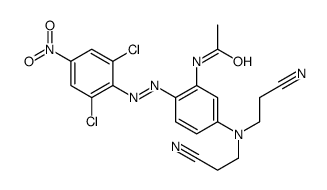 5'-[bis(2-cyanoethyl)amino]-2'-[(2,6-dichloro-4-nitrophenyl)azo]acetanilide Structure