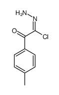 Benzeneethanehydrazonoyl chloride, 4-methyl-alpha-oxo- (9CI)结构式