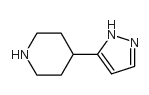 4-(1H-吡唑-3-基)哌啶结构式