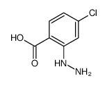 Benzoic acid, 4-chloro-2-hydrazino- (9CI) picture