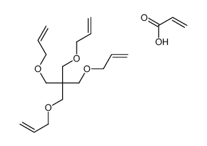 1,3-bis(prop-2-enoxy)-2,2-bis(prop-2-enoxymethyl)propane,prop-2-enoic acid结构式