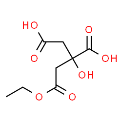 ethyl dihydrogen 2-hydroxypropane-1,2,3-tricarboxylate Structure