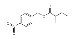 2-methylbutyric acid p-nitrobenzyl ester Structure