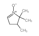 2H-Pyrrole,3,4-dihydro-2,2,3-trimethyl-, 1-oxide structure