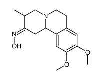 9,10-Dimethoxy-3-methyl-1,3,4,6,7,11b-hexahyrdo-2H-benzo(a)quinolizin- 2-one oxime structure