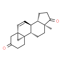 5,19-Cyclo-5β-androst-6-ene-3,17-dione Structure