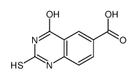 4-oxo-2-sulfanylidene-1H-quinazoline-6-carboxylic acid结构式