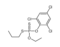 ethoxy-propylsulfanyl-sulfanylidene-(2,4,6-trichlorophenoxy)-λ5-phosphane Structure