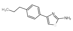 4-(4-propylphenyl)-1,3-thiazol-2-amine Structure