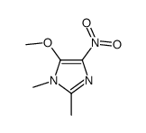 5-methoxy-1,2-dimethyl-4-nitroimidazole结构式