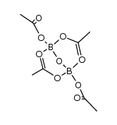 1.1.3.3.-tetrakis(acetyloxy)-2-oxa-1.3-borapropane结构式