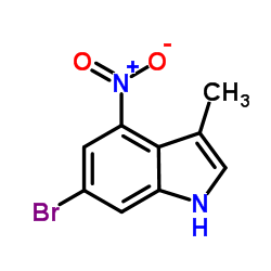 6-溴-3-甲基-4-硝基-1H-吲哚图片