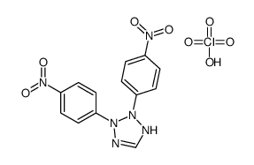 2,3-bis(4-nitrophenyl)-1H-tetrazol-1-ium,perchlorate结构式