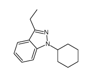 1-cyclohexyl-3-ethylindazole Structure