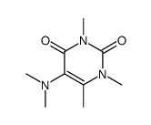 5-(Dimethylamino)-1,3,6-trimethyluracil structure
