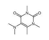 5-(Dimethylamino)-1,3,6-trimethyluracil Structure