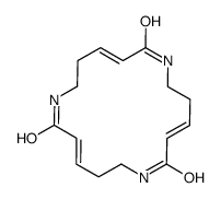 1,7,13-triazacyclooctadeca-3,9,15-triene-2,8,14-trione Structure
