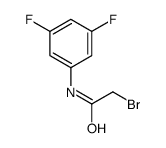 2-bromo-N-(3,5-difluorophenyl)acetamide结构式