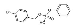 phosphoric acid-(4-bromo-benzyl ester)-phenyl ester结构式