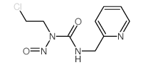 Urea,N-(2-chloroethyl)-N-nitroso-N'-(2-pyridinylmethyl)-结构式