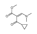 (2Z)-2-[(Z)-环丙烷羰基]-3-(二甲基氨基)-2-丙酸甲酯结构式