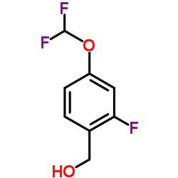 [4-(Difluoromethoxy)-2-fluorophenyl]methanol结构式