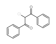 2-chloro-1,3-diphenyl-propane-1,3-dione结构式