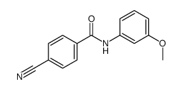 4-Cyano-N-(3-methoxyphenyl)benzamide结构式