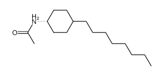N-Acetyl-4-octylcyclohexylamin结构式
