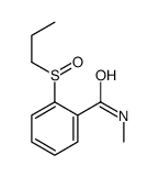 N-methyl-2-propylsulfinylbenzamide Structure