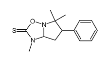 5,6,7,7a-Tetrahydro-1,5,5-trimethyl-6-phenylpyrrolo[1,2-b][1,2,4]oxadiazole-2(1H)-thione picture