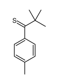 2,2-dimethyl-1-(4-methylphenyl)propane-1-thione结构式