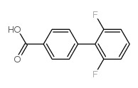 2',6'-DIFLUORO-[1,1'-BIPHENYL]-4-CARBOXYLIC ACID结构式